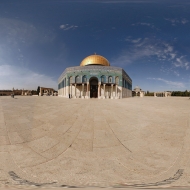 Dome of the Rock, Haram al-Sharif, Temple Mount - Jerusalem, Old City - 360°