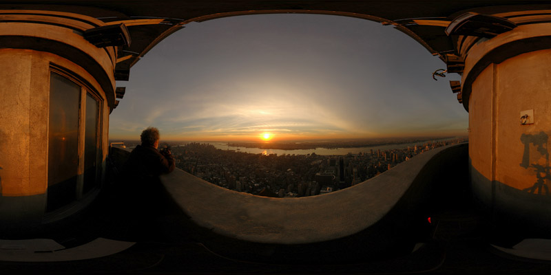Empire State Building :: Sunset :: NYC  :: 360° Panorama