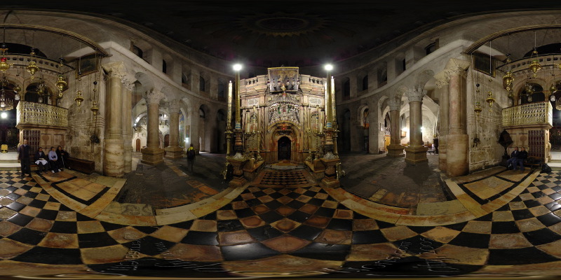 Tomb of Jesus - Church of the Holy Sepulchre :: Jerusalem  :: 360° Panorama