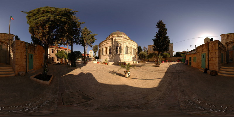 Ethiopian Church :: Jerusalem  :: 360° Panorama