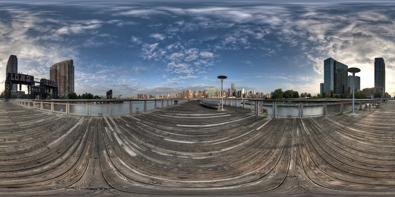 Gantry Plaza - Morning :: 360° Panorama