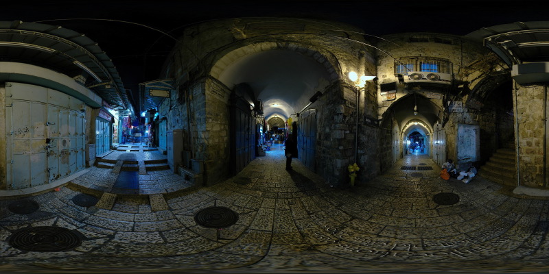 King David Street :: Jerusalem  :: 360° Panorama