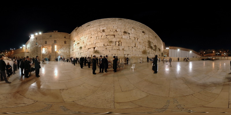 Kotel :: Western Wall :: Jerusalem  :: 360° Panorama