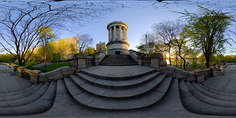 Soldiers & Sailors Monument :: Upper West Side Manhattan, NYC  :: 360° Panorama