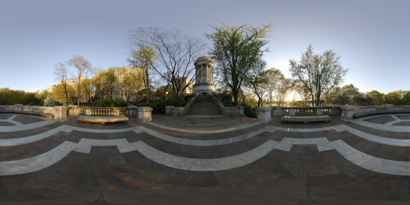 Soldiers & Sailors Monument :: Upper West Side Manhattan, NYC  :: 360° Panorama