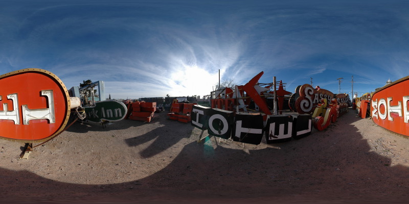 Neon Graveyard :: Las Vegas  :: 360° Panorama