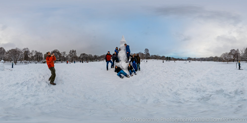 Prospect Park Snow Day :: NYC  :: 360° Panorama