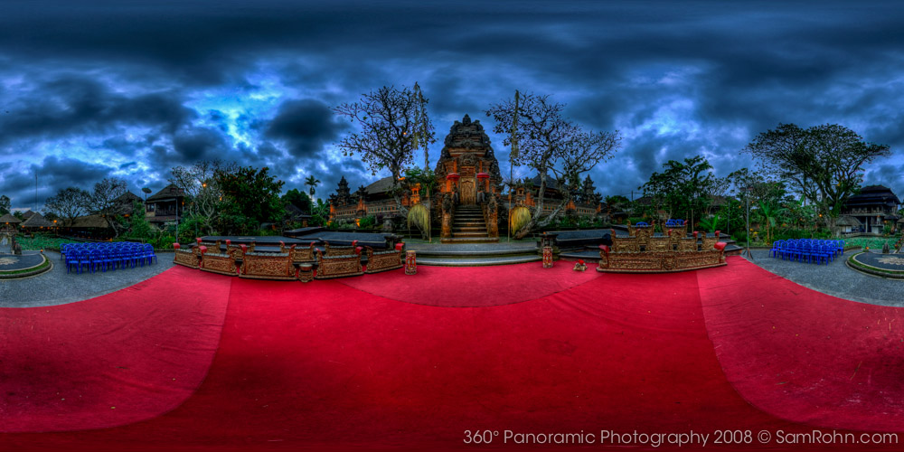Pura Saraswati :: Ubud :: Bali  :: 360° Panorama