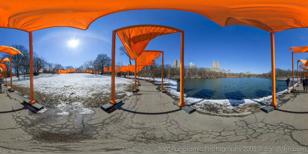The Gates, Central Park :: New York City  :: 360° Panorama