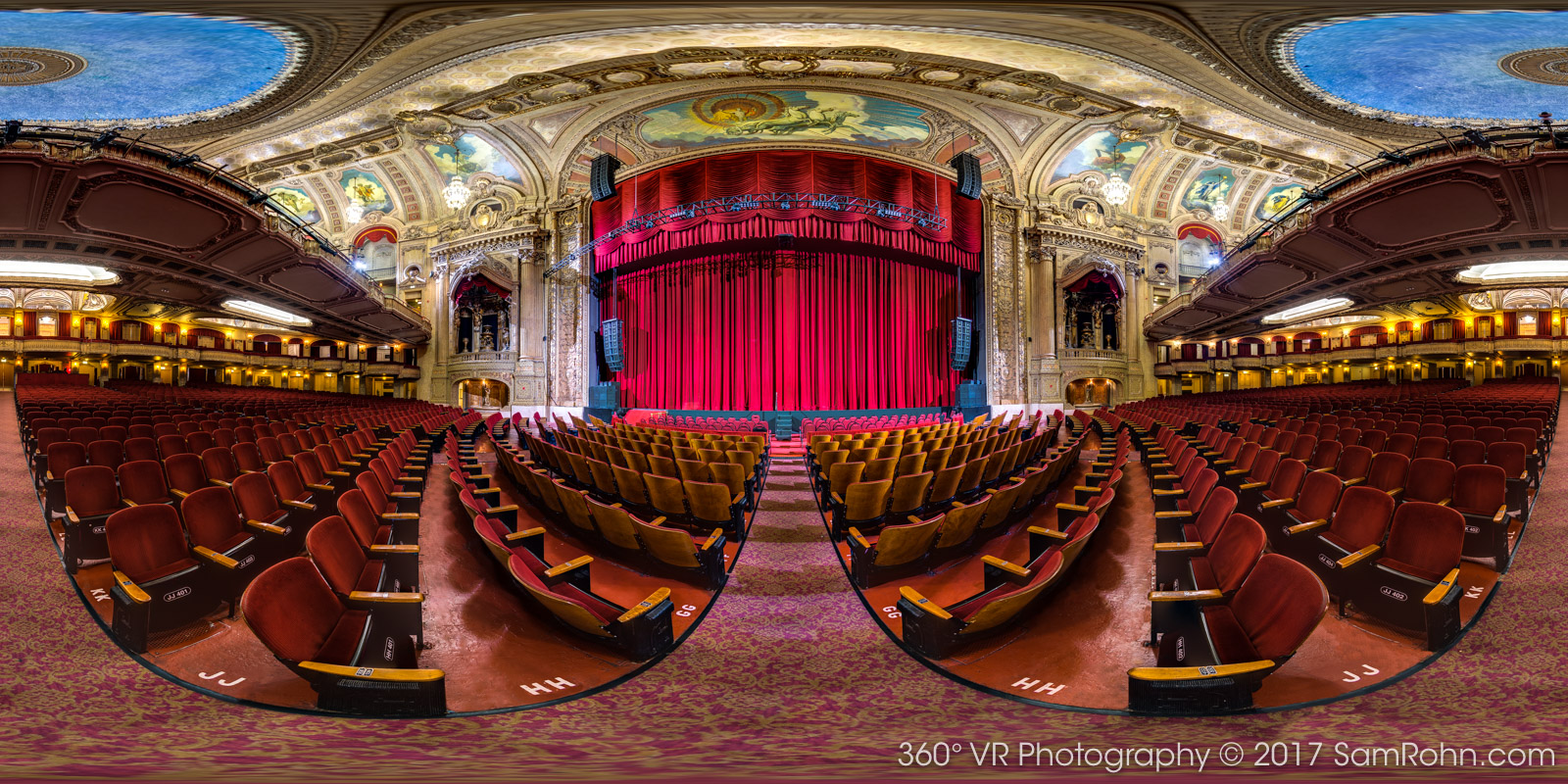 Chicago Theater 360° Virtual Tour Sam Rohn 360° Photography